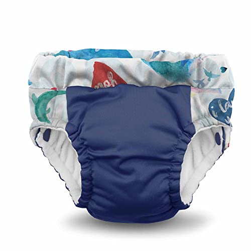 Image of Kanga Care Lil Learnerz Reusable Toilet Training Pants (XSmall - Lava & Nautical)