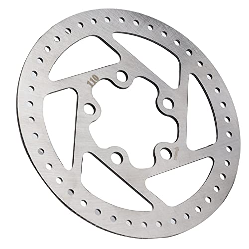 SPYMINNPOO 110mm Bike Disc Brake Rotor with 5 Bolts Stainless Steel Bicycle Rotors for Road Bike Mountain Bike, MTB