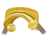 ZINZ Almohadilla de Correa de Hombro con Cojín Ultra Grueso para Bolso de Laptop Mensajero Recorrido Bolsa de Hombro Bandoleras, Más Larga, Antideslizante y Transpirable,Amarillo/US