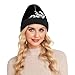 QGBYMX Winter Beanie Astronaut Space Black for Men Women – Fashion Design, Unisex Soft Warm Knit Hat Ski Stocking Cuffed Cap