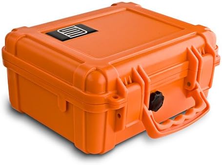 S3 Waterproof, Dustproof, Hard Case with Die Cut Foam for Universal - Non-Retail Packaging - Orange