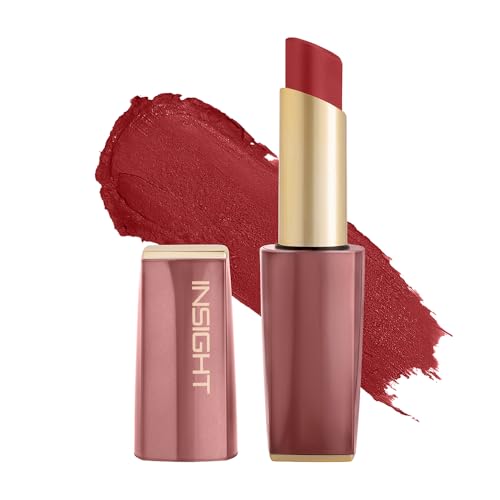 Image of INSIGHT Pure Matte Lipstick - Crush On You| High Pigment, Long Lasting Smooth Matte Finish | Enriched with Vitamin E & Coconut Oil - 3.3 g