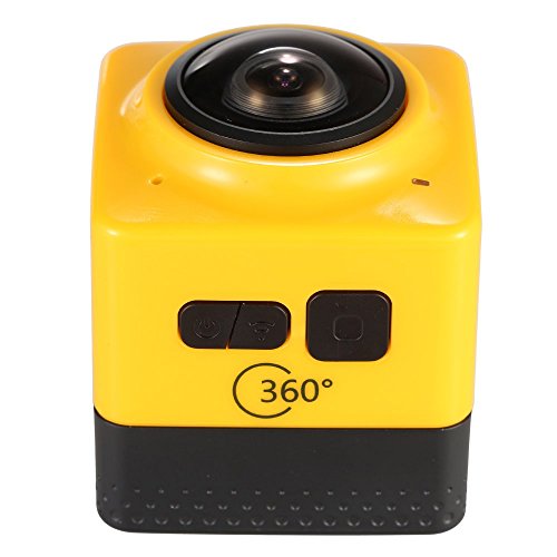Cube WiFi 1280 * 720 24FPS 360 Grad Fisheye Weitwinkel Weitsicht Auen Super-Mini-Action-Sport-Panorama-Kamera Video-Camcorder