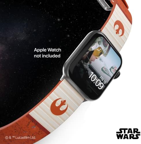 Star Wars - Smartwatch Band  Officially Licensed, Compatible with Apple Watch (not included) - Fits 38mm, 40mm, 42mm and 44mm