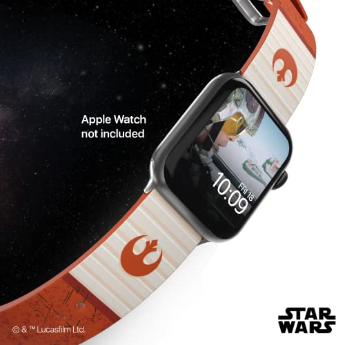Star Wars Ñ Rebel Classic Smartwatch Band Ñ Officially Licensed, Compatible With Every Size & Series Of Apple Watch (Watch Not Included) #TOP4