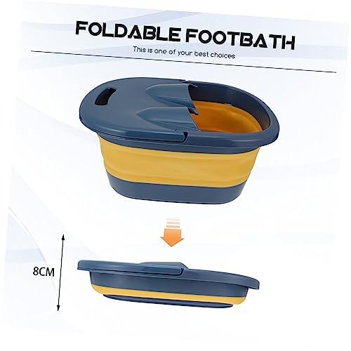 Baño de pies plegable portátil para spa y remojo miniatura 6