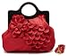 Scarleton Rose Wood Handle Handbag H120810 - Red
