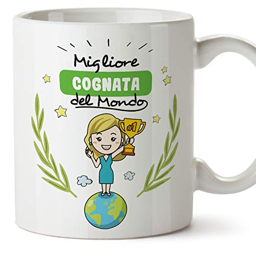 Mugffins Tazza Cognata -Famiglia Mondo -Idee Regali Divertenti e...