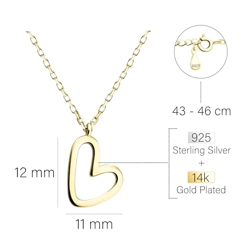 Collier coeur argent 925 Sofia Milani anti-ternissement - 4