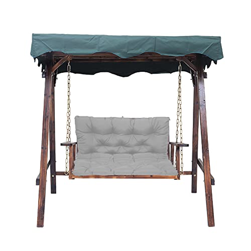 Coussin pour banc de jardin imperméable gris fini le mal de dos sur la terrasse