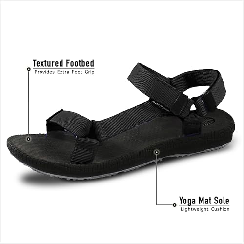 Image of Gold Pigeon Shoes SIMPLUS Lightweight Yoga Mat Cushion Sole. Womens Sandals with Back Strap for Travel, Hiking & Sport. Comfortable Water Sandals for Women.