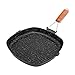 Poêle à frire pliable anti-adhésive portable pour steak viande poisson 24 cm