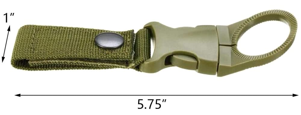 CellCase 3pcs Portable Water Bottle Drink Buckle Hook Holder Clip Key Chain Ring Carabiner for Outdoor Camping Hiking Traveling