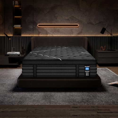 Extra Firm King Size Mattress 14 Inch, Reinforced Edge Support...