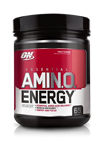 Optimum Nutrition Essential Amino Energy, Fruit Fusion, Keto Friendly BCAAs, Preworkout and Essential