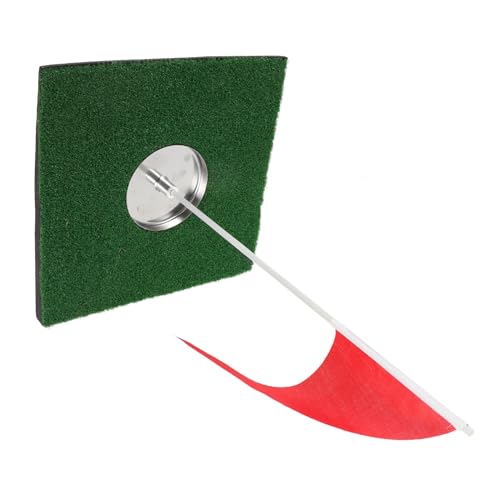 Anneome Golf Putting Practice Mat Set Hole Cup Plastic Golf Cup Regulation Size Training for Indoor or Outdoor Use