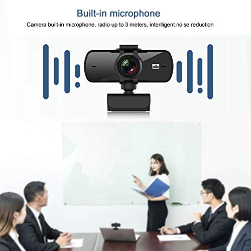 Elprico HD Webcam, 2K 1440P USB-Webkamera mit Mikrofon für Desktop-Computer PC für Videoaufzeichnung Plug and Play (pc-05) – Bild 7