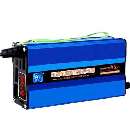 sujeniir Lead-Acid Battery Charger 12V 24V 36V 48V 60V 72V 5A 8A 10A 12A for Supermarket Automatic Floor Washing Machine for Forklifts(72V Lead-Acid,5A)