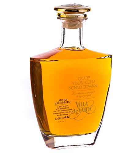 Villa de Varda Grappa Stravecchia Nonno Giovanni Alta Selezione / 40% Vol. / 0,7 Liter-Flasche in Schatulle aus Weidenholz Cover