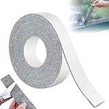 Cinta Anticondensación para Ventanas, Fieltro Absorbente Autoadhesivo de Alta Densidad, Absorbe la Humedad y Protege los Marcos, para Ventanas, Azulejos, Puertas Metálicas 3 cm x 4 m