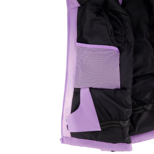 Image of Roxy Girls' Heavyweight Ski Snow Hooded Jacket, Insulated & Waterproof