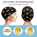 Duck Heart Symbol Love Cute Swim Cap for Men Women Comfy Swimming Hat Fit Long and Short Hair High Elasticity