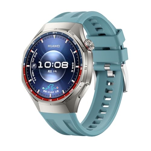VeveXiao �����N���b�N�V���R���r���v�X�g���b�v Huawei Watch GT 6 Pro 46mm�o���h�Ή� �\�t�g�ŏ�v�ȃu���X���b�g�V���R�������p�o���h GT 6Pro 46mm ���f�B�[�X �����Y, Medium, �V���R�[��, �W�F���X�g