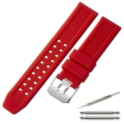 �J������ Luminox ���~�m�b�N�X �����o���h�݊��i�� ���v �x���g ���o�[ �o���h 23mm �����������t�� (���b�h, �V���o�[�o�b�N��)