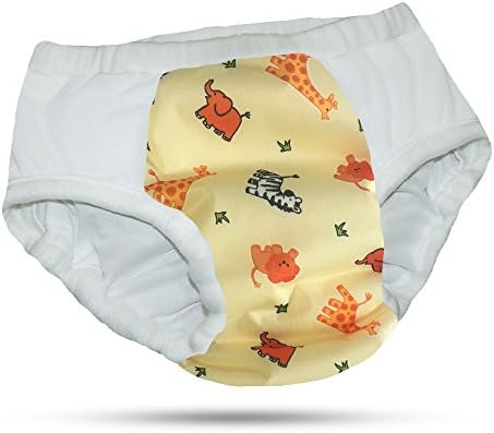 Adult Reusable Cloth Diaper with Heavy Absorbency (Medium, Jungle)