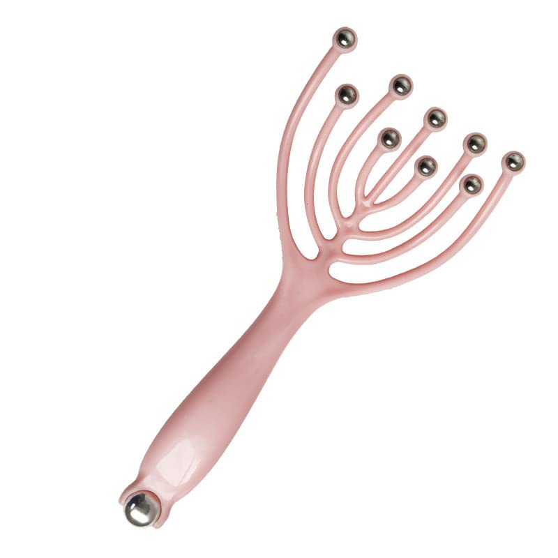 頭皮マッサージ 器具 WiViVi： アップグレード版9爪ヘッド ヘッドスパ ハンド プロ ヘッドマッサージャー 頭皮マッサージ グッズ たこ 機 ヘッドラインタイプ ヘッドスパハンドプロ - ヘッドスパハンドプロプッシュタイプ