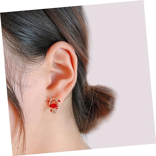 Moderl oreille de boucle rouge de bœuf avec finitions chic de haute qualité