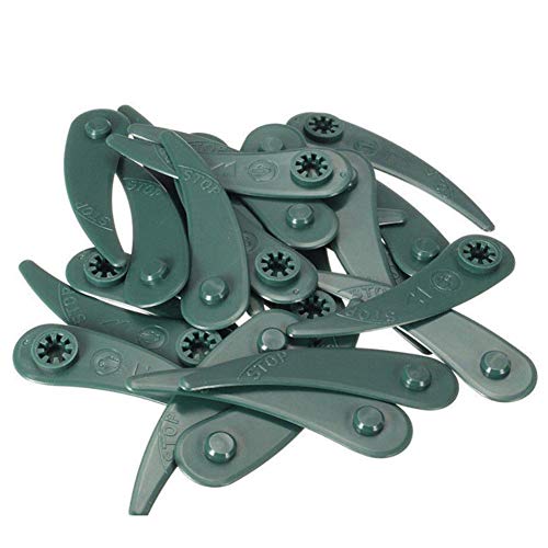 N/C Grass Trimmers,25PCS Plastic Trimmer Replacement Blades, Grass Mower Blade Universal Outdoor Brush Cutter Strimmer Head Blades for Bosch Art 26-18Li Art 23-18 Li Trimmer