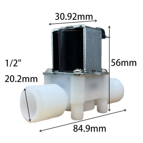 Válvula solenoide de 1/2 pulgada CA 220V normalmente cerrada para control de agua 5