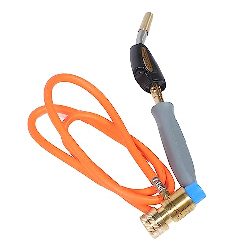 KICHOUSE 4 Gear Adjustable Propane Torch Hose Welding Torch Pressurized Flame Replacement for Old