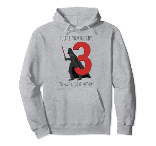 Star Wars Vader Third Birthday hoodie sweat capuche enfant 3 ans