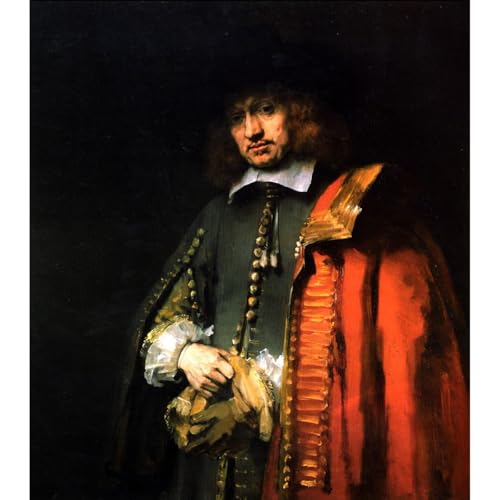 Rembrandt Portrait de Jan Six Toile XL Décoration Murale