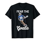 Fear the Goalie Lacrosse Stick Helm Herren Lustig