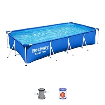 Bestway 56424 Piscina Fuori Terra Steel Pro da 400 x 211 x 81 cm