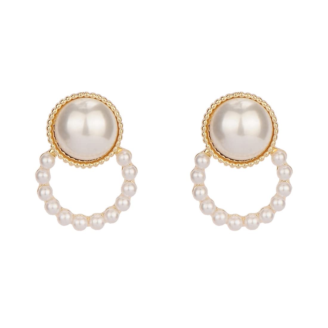 Yellow Chimes Earrings for Women and Girls Studs for Girls | Gold Toned Pearl Studded Stud Earrings | Birthday Gift for girls and women Anniversary Gift for Wife (B0C45ZHZ1D) Amazon Price History, Amazon Price Tracker