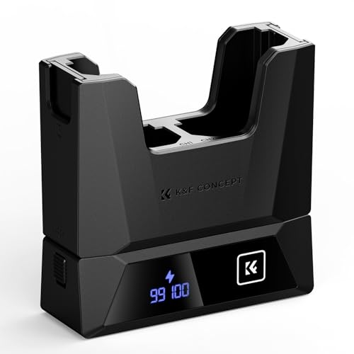 K&F Concept NP-FZ100 18W USB C Cargador Rápido con Ranura para Tarjeta SD Compatible con Sony A7iii, A7iv, A7C, FX3, FX30, A9, A6600, A6700, ZV-E1, ZV-E10ii, Alpha 9, A9S, A7R III, A7R IV, A7R V