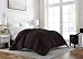 Sleep Restoration Down Alternative Comforter 1400 Series - Best Hotel Quality Hypoallergenic Duvet Insert Bedding - King/California King - Chocolate
