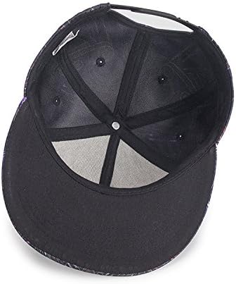 Miniatura 3 de Unisex Snapback Hiphop Gorra De Béisbol Sombrero De Ala Plana Sólido De Bill Plano Sombreros Ajustables Púrpura, Púrpura