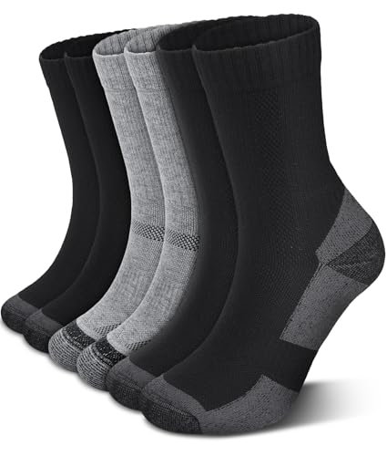 ACTINPUT 3 Pairs Merino Wool Hiking Socks Warm Thermal All