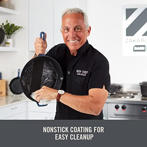 DASH Zakarian x Nonstick Cast Iron Frying Pan - Thumbnail 3