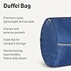 Amazon Essentials 32.4" Extra Large Foldable Nylon Duffel Bag for Travel/Storage with Zippered Pockets, 9254 Cubic Inch (150L), 50-LBS Capacity, Navy Blue (Previously Amazon Basics) #1