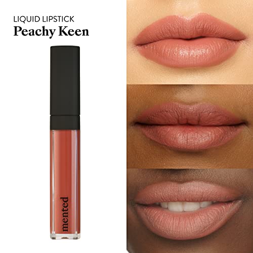 Mented Cosmetics Liquid Lipstick - Vegan Lipstick - Matte Red Lipstick For Women - Long Wear Lipstick - Red Lipstick Long Lasting Smudge Proof - Peachy Keen #TOP2