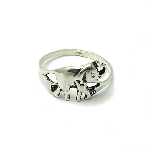 Bague en argent massif 925 Éléphant Empress R001511 pour femme
