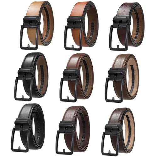 2025 Fashion Leather Belt for Men, Vintage Pin Buckle Design for Casual Jeans2
