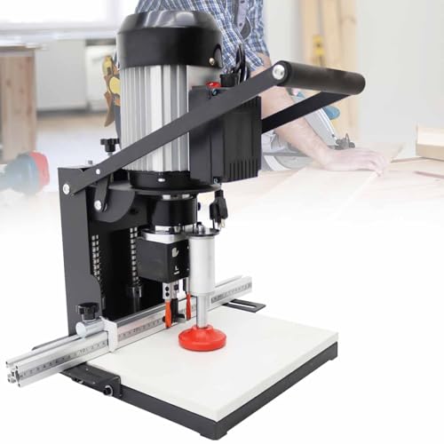 vnmudzeo Hinge Boring Machine 750 W/1100 W,45-9.5 mm 48-6 mm Woodworking Hinge Boring Processing Equipment,Adjustable Punching Depth 0-40 mm,45-9.5mm-110V