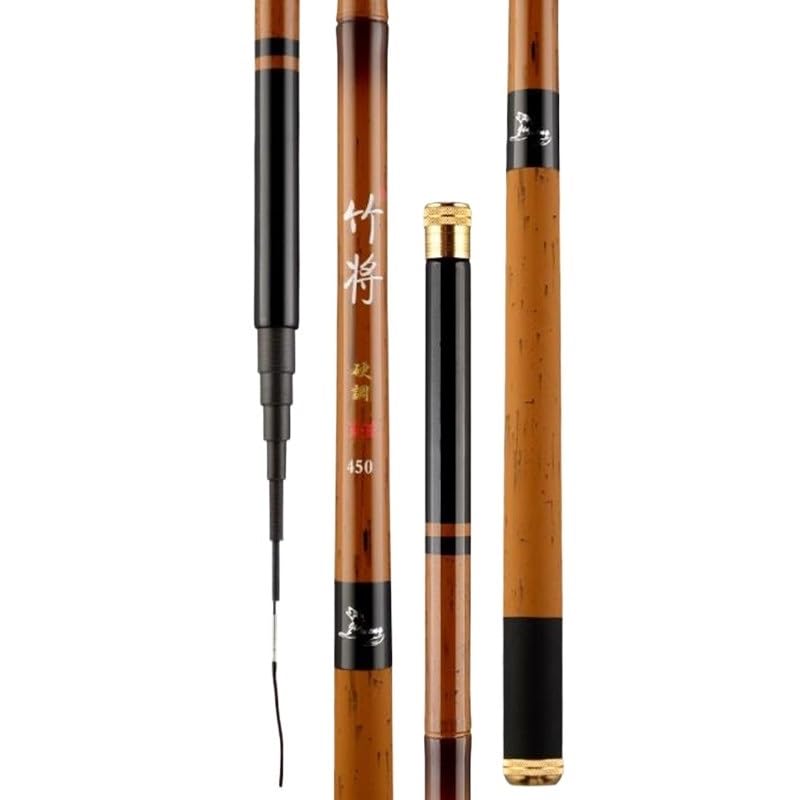 LNNXSZ Angelrute Fishing Pole Telescopic Fishing Rod Carp Fishing Flexi Rods Ultralight Carp Ultra Light Fishing Rod Carbon Fiber Bamboo(5.4m and Gifts)